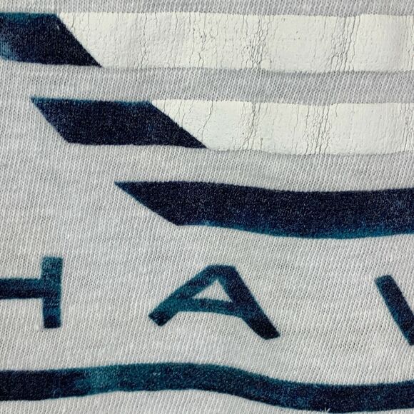 Vintage 80s Make Waves For Clean Water Hawaii T Shirt Mens Large Sailing White - Picture 5 of 8
